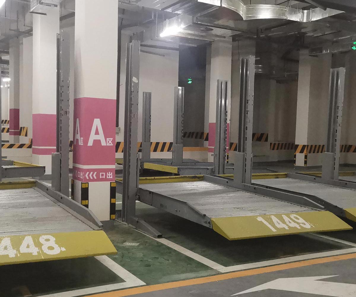 自貢升降橫移機(jī)械立體停車設(shè)備改造