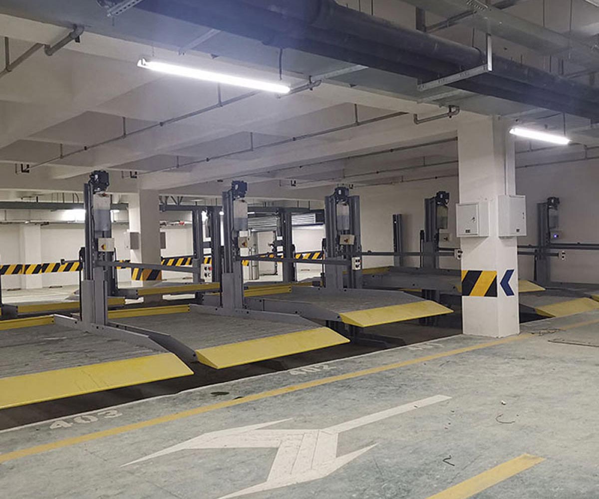 重慶四柱機械式停車庫改造